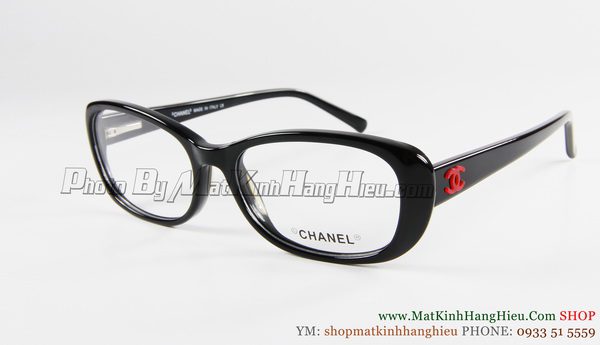 Gọng kính cận nhựa Chanel 3187 màu đen
