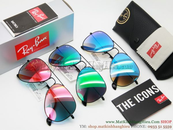 Mắt kính RAYBAN RB3025 Tráng Gương 2 Line