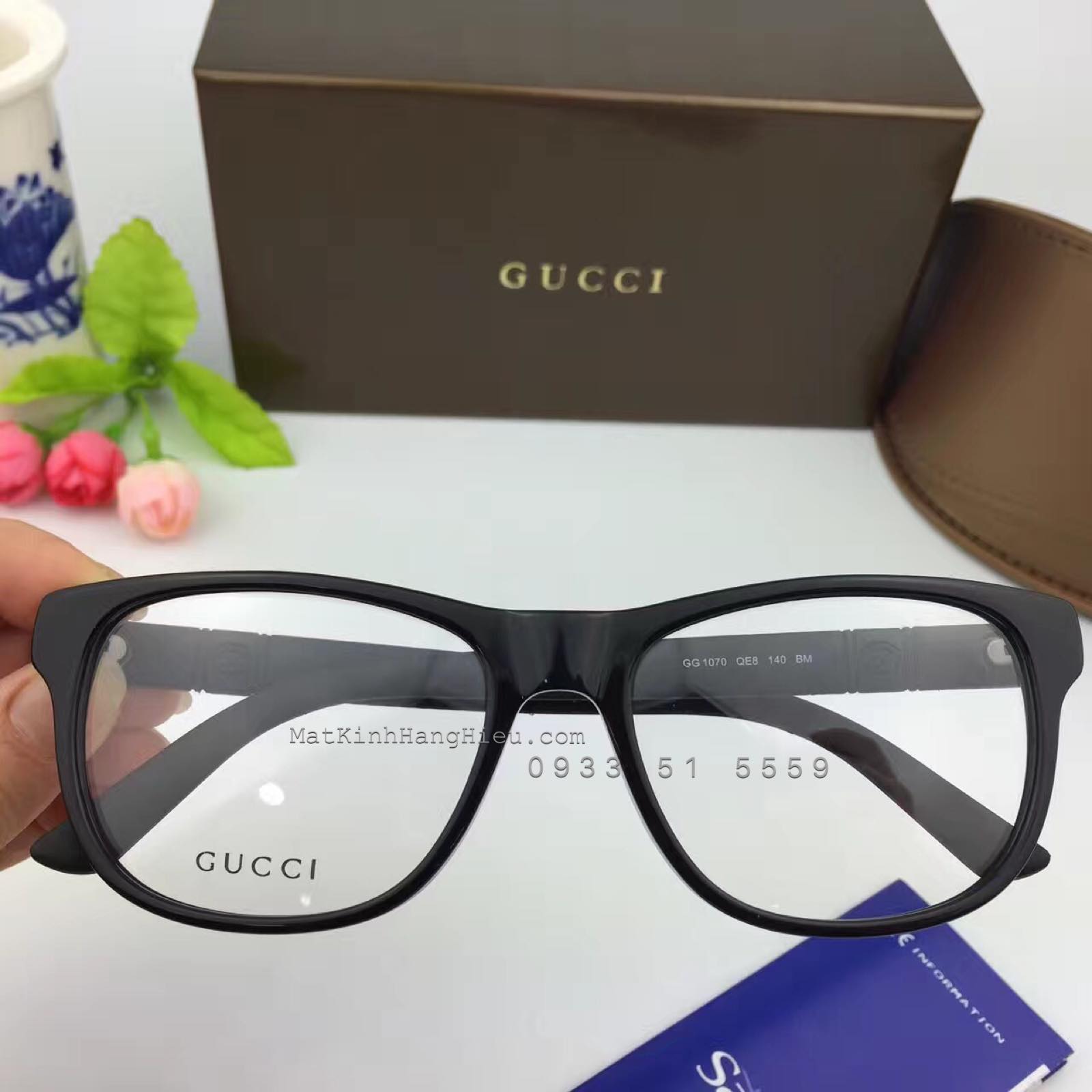 Gọng Kính Cận Gucci Gg1070 | Mắt Kính Hàng Hiệu