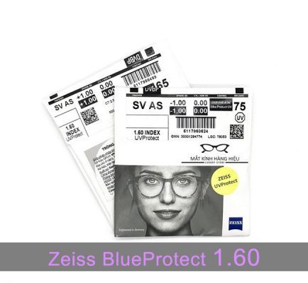 Tròng kính lọc ánh sáng xanh Zeiss BlueProtect UV 1.60