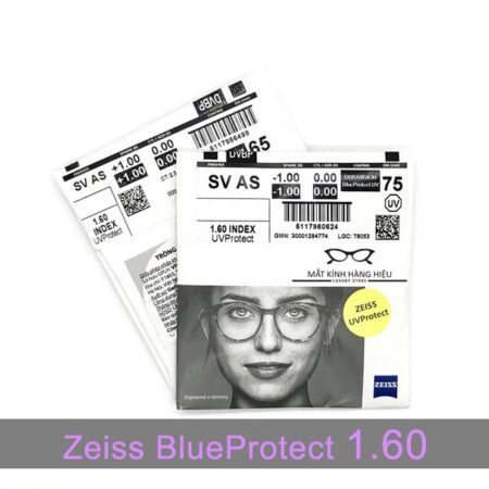 Tròng kính lọc ánh sáng xanh Zeiss BlueProtect UV 1.60