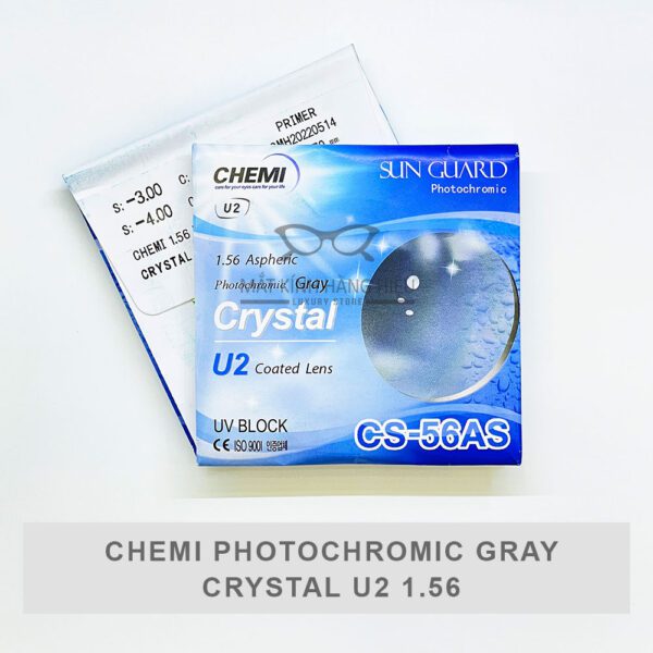 chemi photochromic gray crystal u2 1 56 1 1