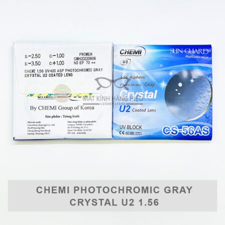 chemi photochromic gray crystal u2 1 56 2 3