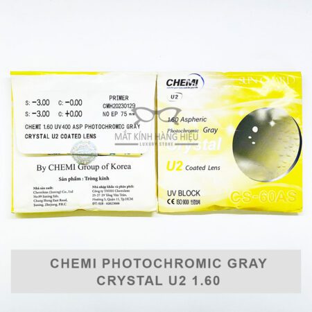 chemi photochromic gray crystal u2 1 60 2 3