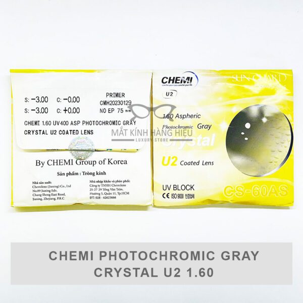 chemi photochromic gray crystal u2 1 60 2 2