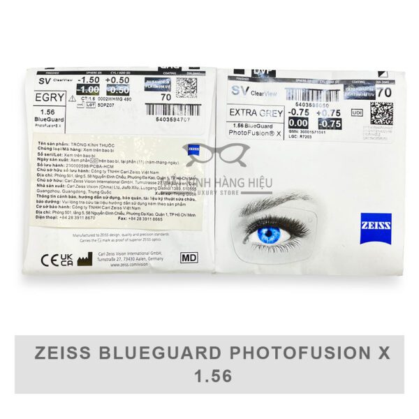 lens zeiss blueguard photofusion x 1 56 2 2