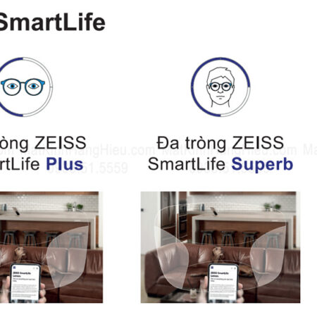 4 dòng sản phẩm tròng kính đa tròng Zeiss Progressive SmartLife