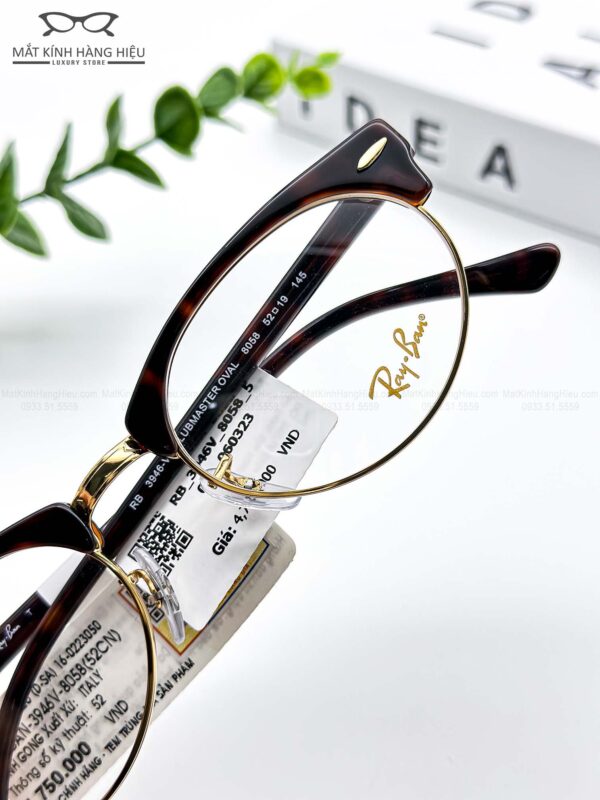 RAYBAN 3946V 8058 52 19 145 4750K 4 3