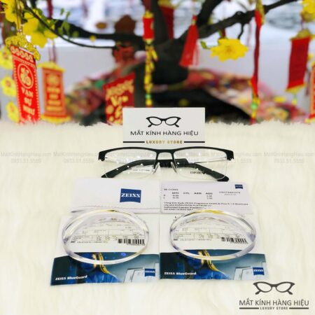 Tròng kính đa tròng lọc ánh sáng xanh Zeiss Progressive SmartLife Pure 1.60 BlueGuard