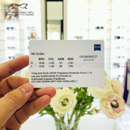 Tròng kính đa tròng Zeiss SmartLife Pure 1.74