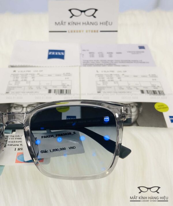 Tròng kính đơn tròng nhuộm màu Zeiss SmartLife 1.50 Grey 75/25%