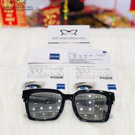 Tròng kính đơn tròng đổi màu Zeiss SmartLife 1.60 PhotoFusion X Extra Grey với lớp phủ tráng gương Flash Diamond