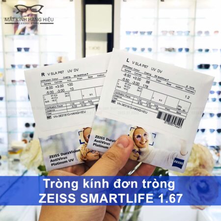 Tròng kính đơn tròng Zeiss SmartLife 1.67