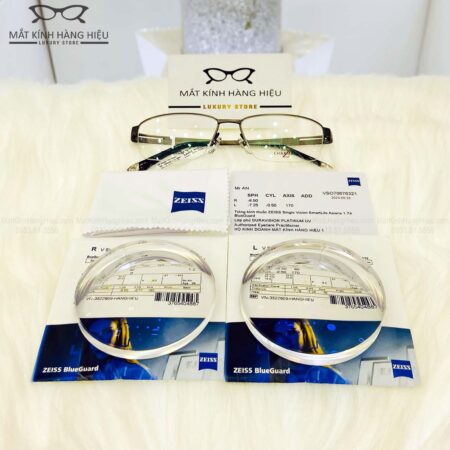 Tròng Kính siêu mỏng lọc ánh sáng xanh Zeiss SmartLife 1.74