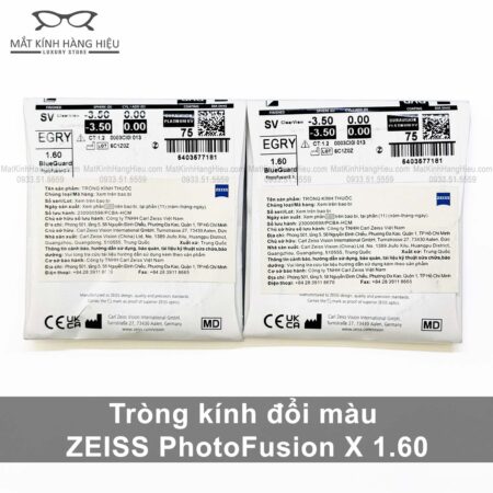 trong kinh doi mau zeiss photofusion x 1 60 extra grey