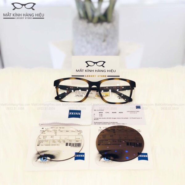 Tròng kính đơn tròng Zeiss DriveSafe PhotoFusion X Brown 1.50 - Tròng kính lái xe