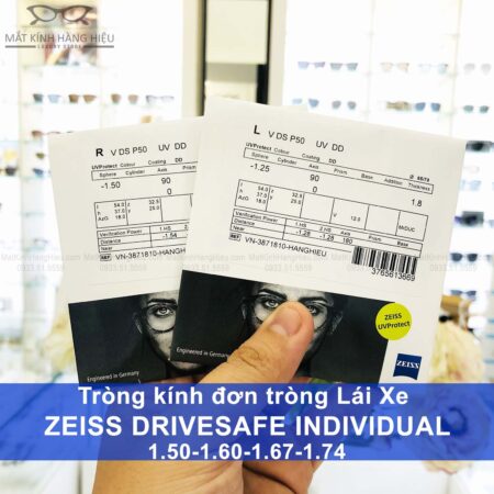 Tròng kính đơn tròng Zeiss DriveSafe Individual bìa