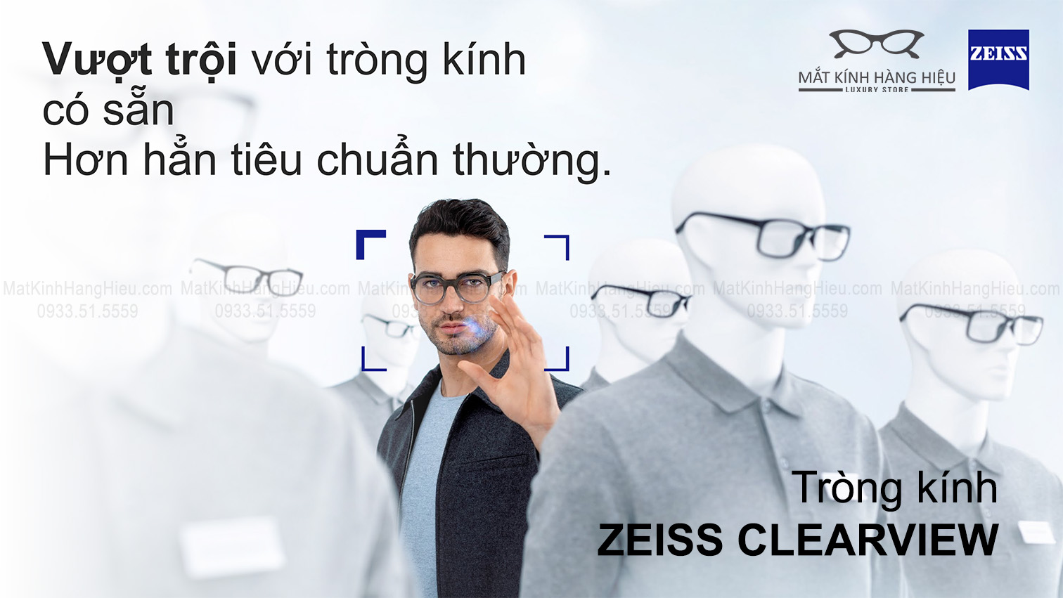 Banner tròng kính Zeiss ClearView