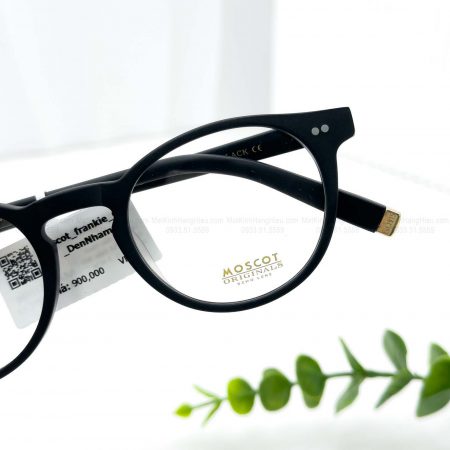 MOSCOT FRANKIE MATTE BLACK 48 21 145 900K 3 8