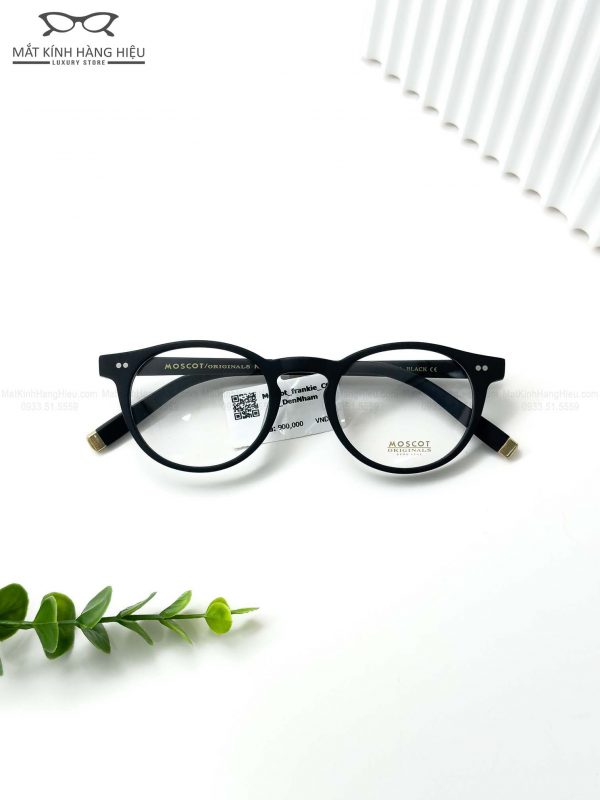 MOSCOT FRANKIE MATTE BLACK 48 21 145 900K 4 2