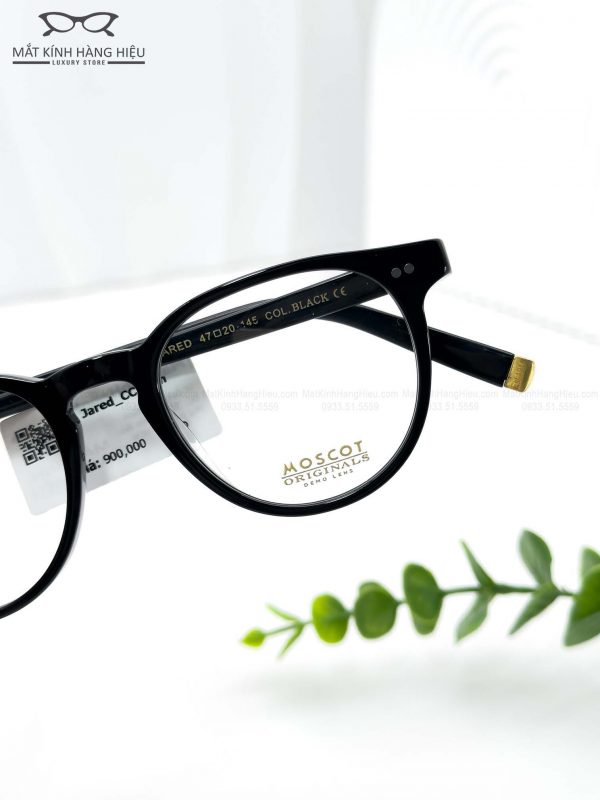 MOSCOT JARED BLACK 47 20 145 900K 2 4