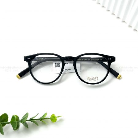 MOSCOT JARED BLACK 47 20 145 900K 3 6