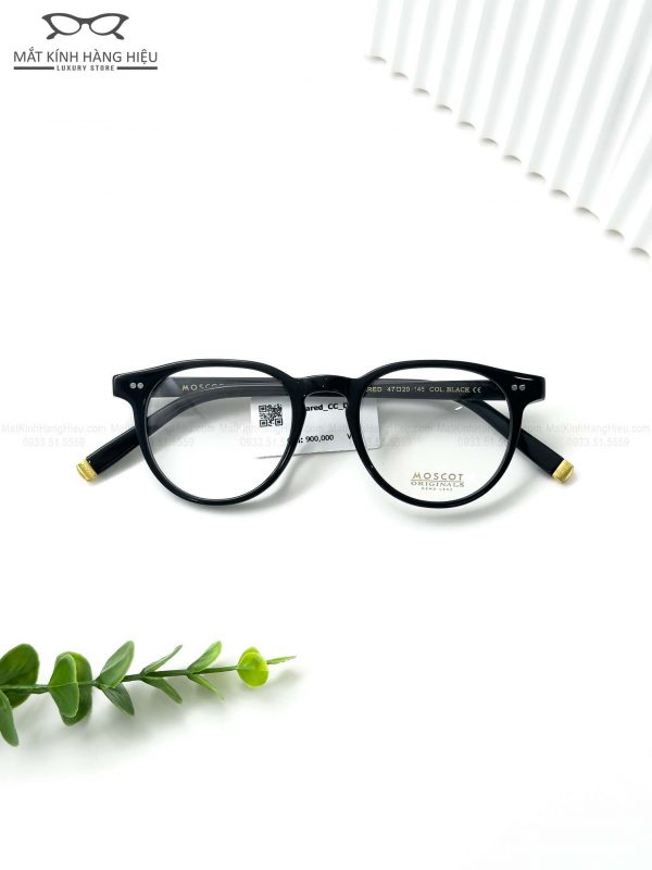 MOSCOT JARED BLACK 47 20 145 900K 3 2