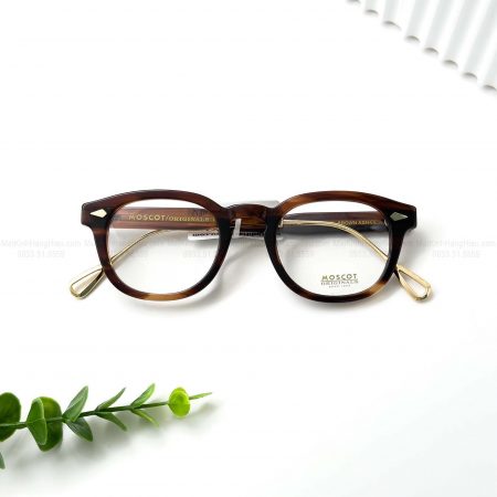 MOSCOT LEMTOSH BROWN ASH 49 22 145 900K 1 6