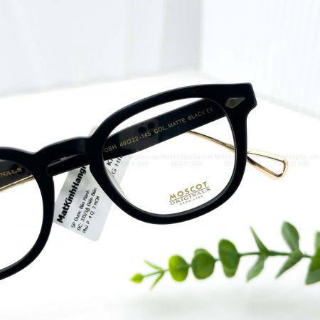 MOSCOT LEMTOSH MATTE BLACK 49 22 145 900K 2 8