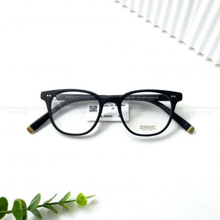 MOSCOT LOREN MATTE BLACK 46 20 145 900K 3 6