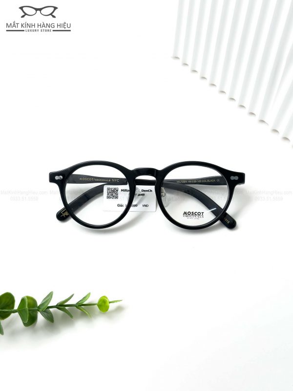 MOSCOT MILTZEN BLACK 49 22 145 1050K 3 2