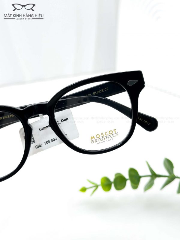 MOSCOT TU MMEL BLACK 49 21 145 900K 3 4