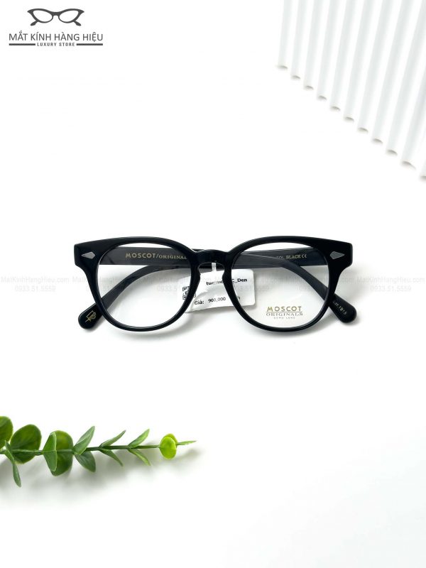 MOSCOT TU MMEL BLACK 49 21 145 900K 4 2