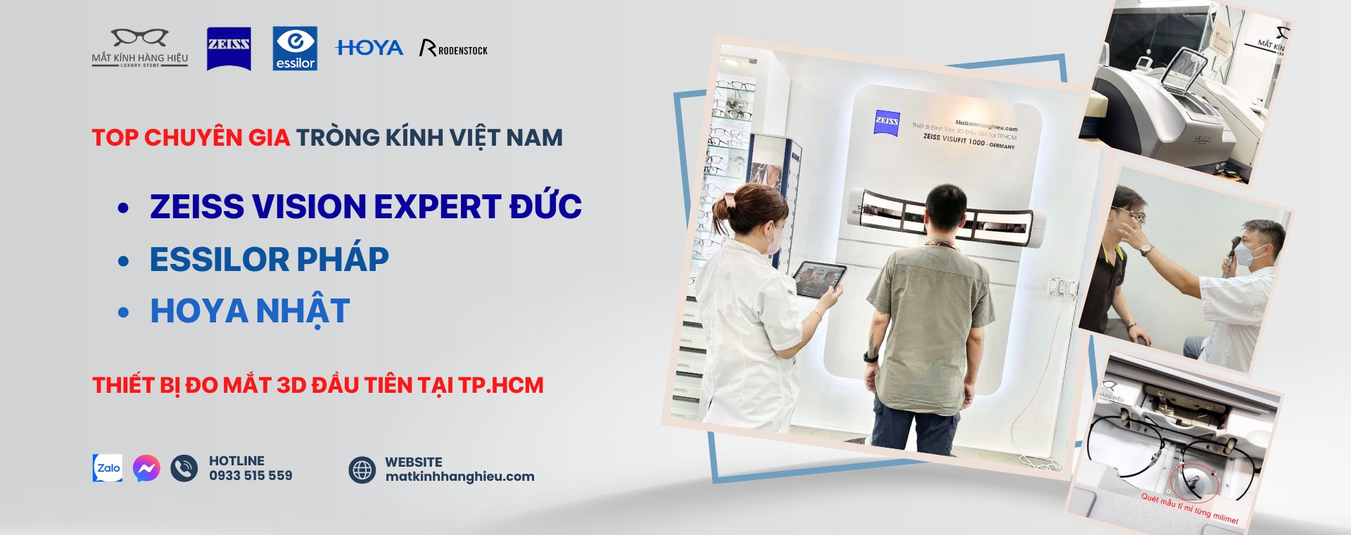 Banner Mắt Kính Hàng Hiệu