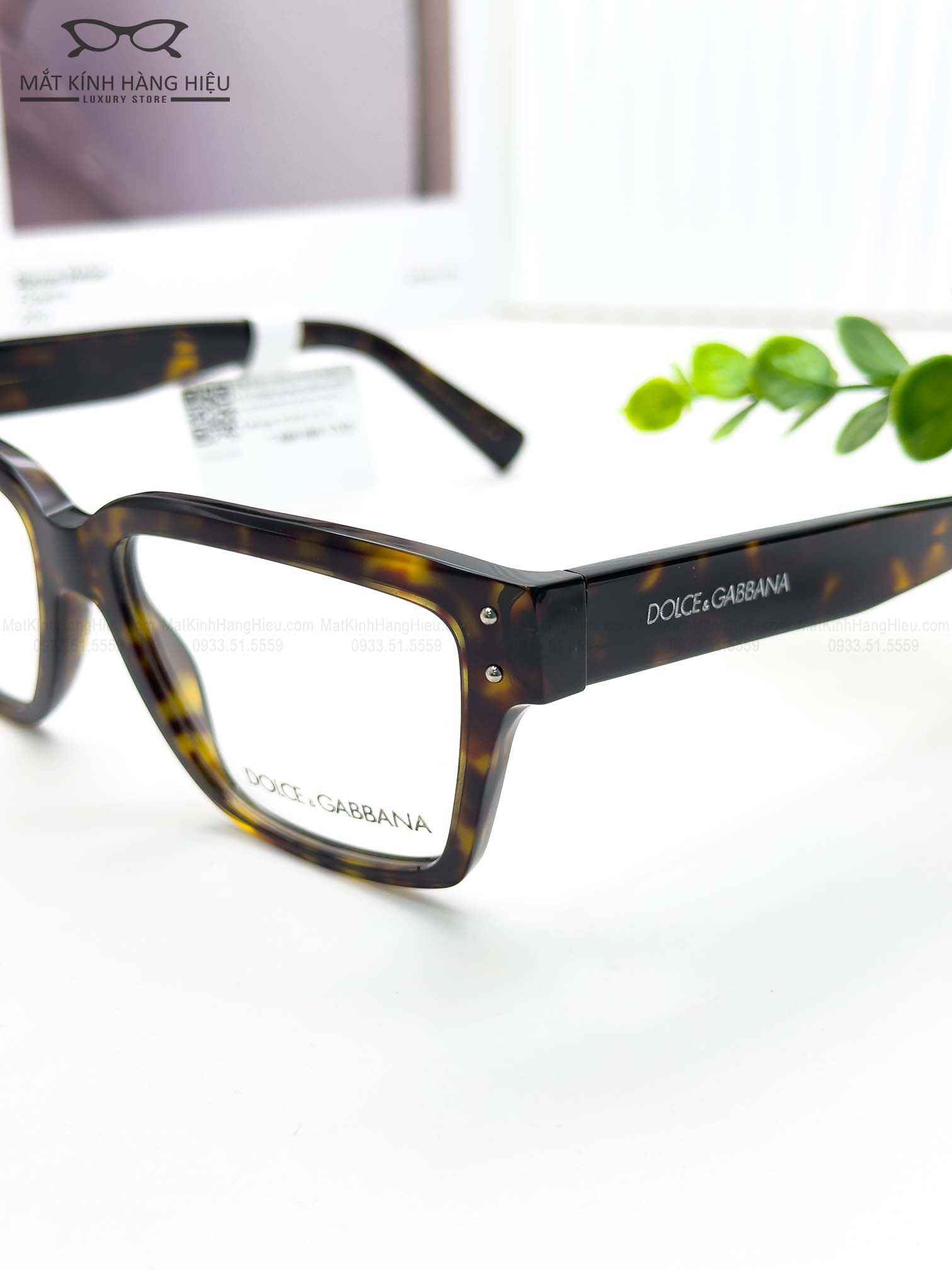 Gọng kính cận chính hãng DOLCE & GABBANA DG3383 502 - Ảnh 3 Gọng kính cận chính hãng DOLCE & GABBANA DG3383 502 - Ảnh 3