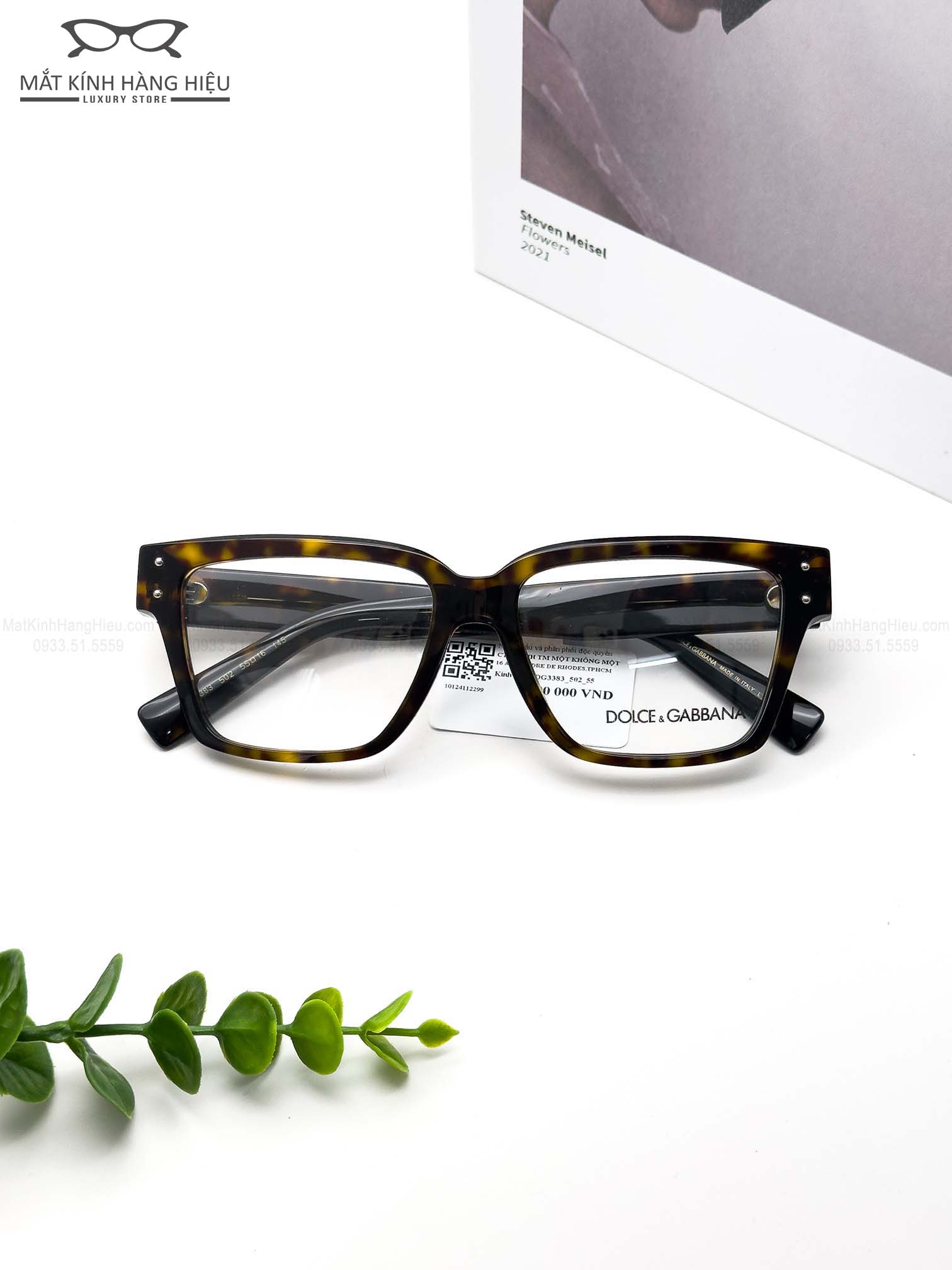 Gọng kính cận chính hãng DOLCE & GABBANA DG3383 502 - Ảnh 2 Gọng kính cận chính hãng DOLCE & GABBANA DG3383 502 - Ảnh 2