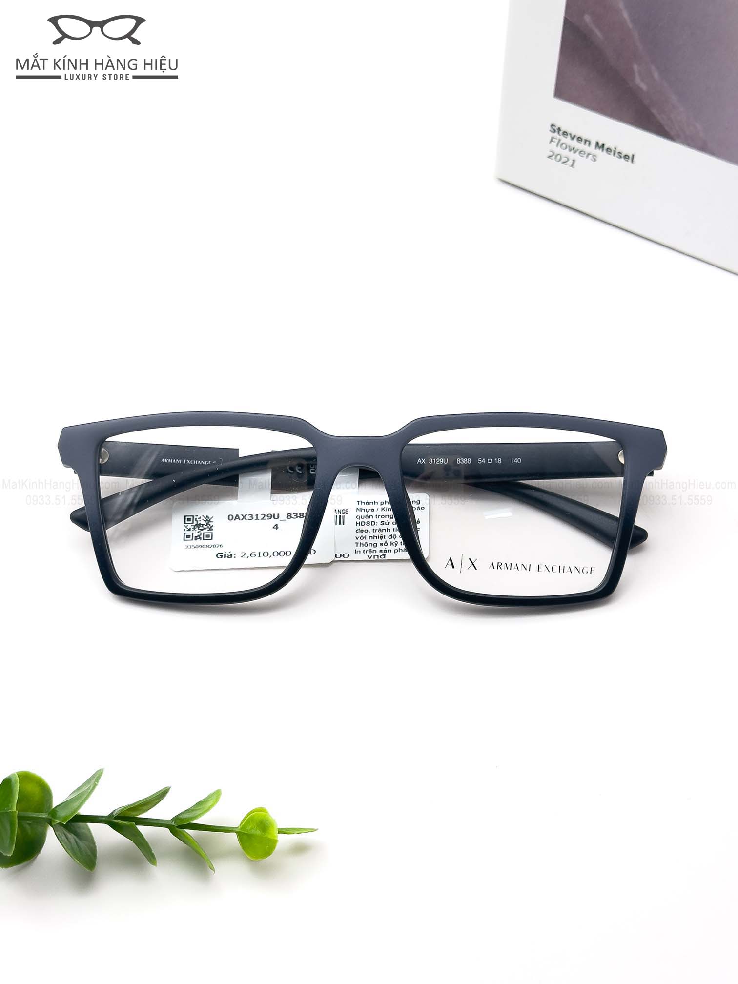 Gọng kính cận chính hãng ARMANI EXCHANGE AX3129U 8388 - Ảnh 2 Gọng kính cận chính hãng ARMANI EXCHANGE AX3129U 8388 - Ảnh 2