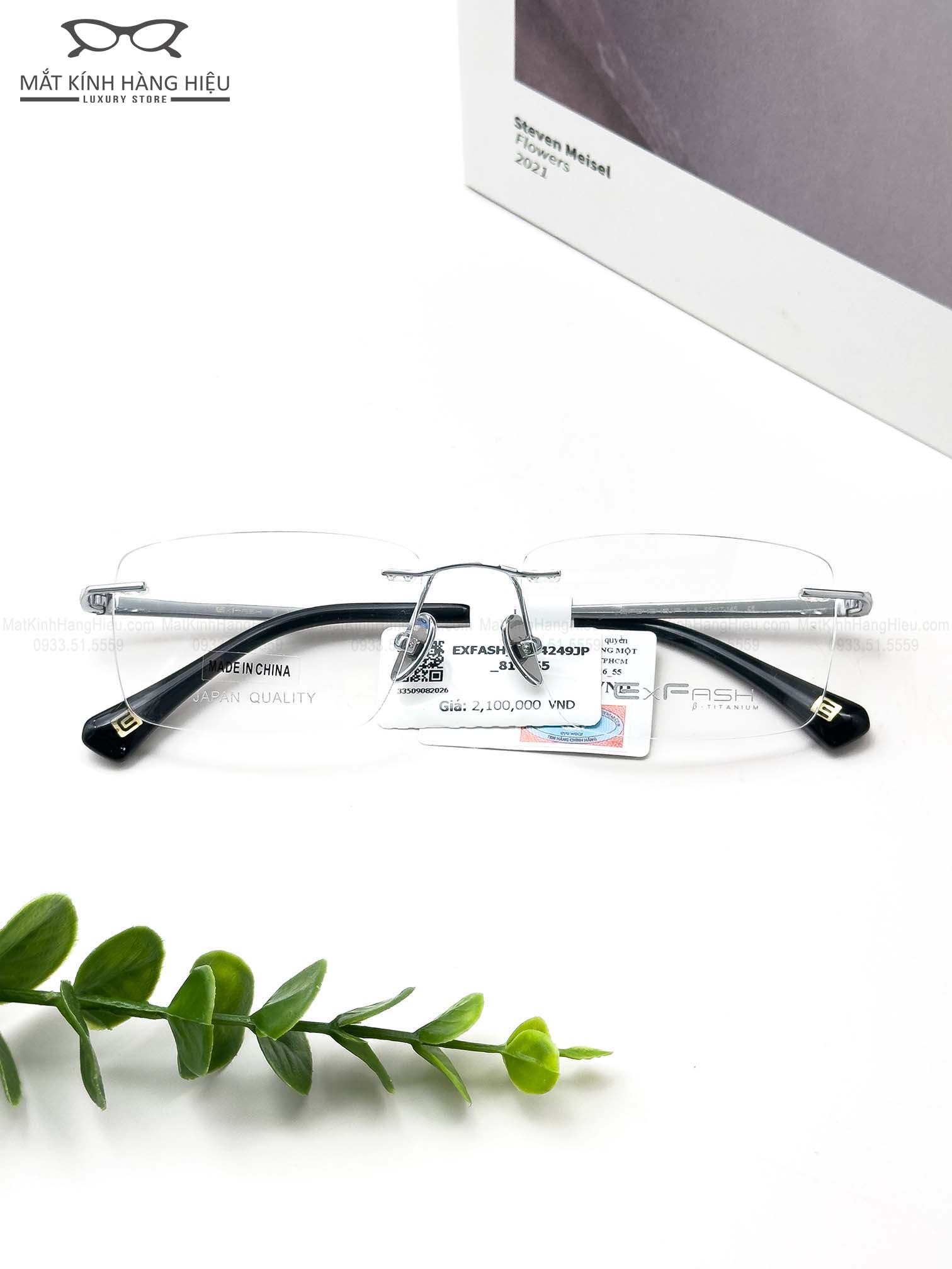 Gọng kính cận chính hãng EXFASH EF34249JP 816 - Ảnh 2 Gọng kính cận chính hãng EXFASH EF34249JP 816 - Ảnh 2