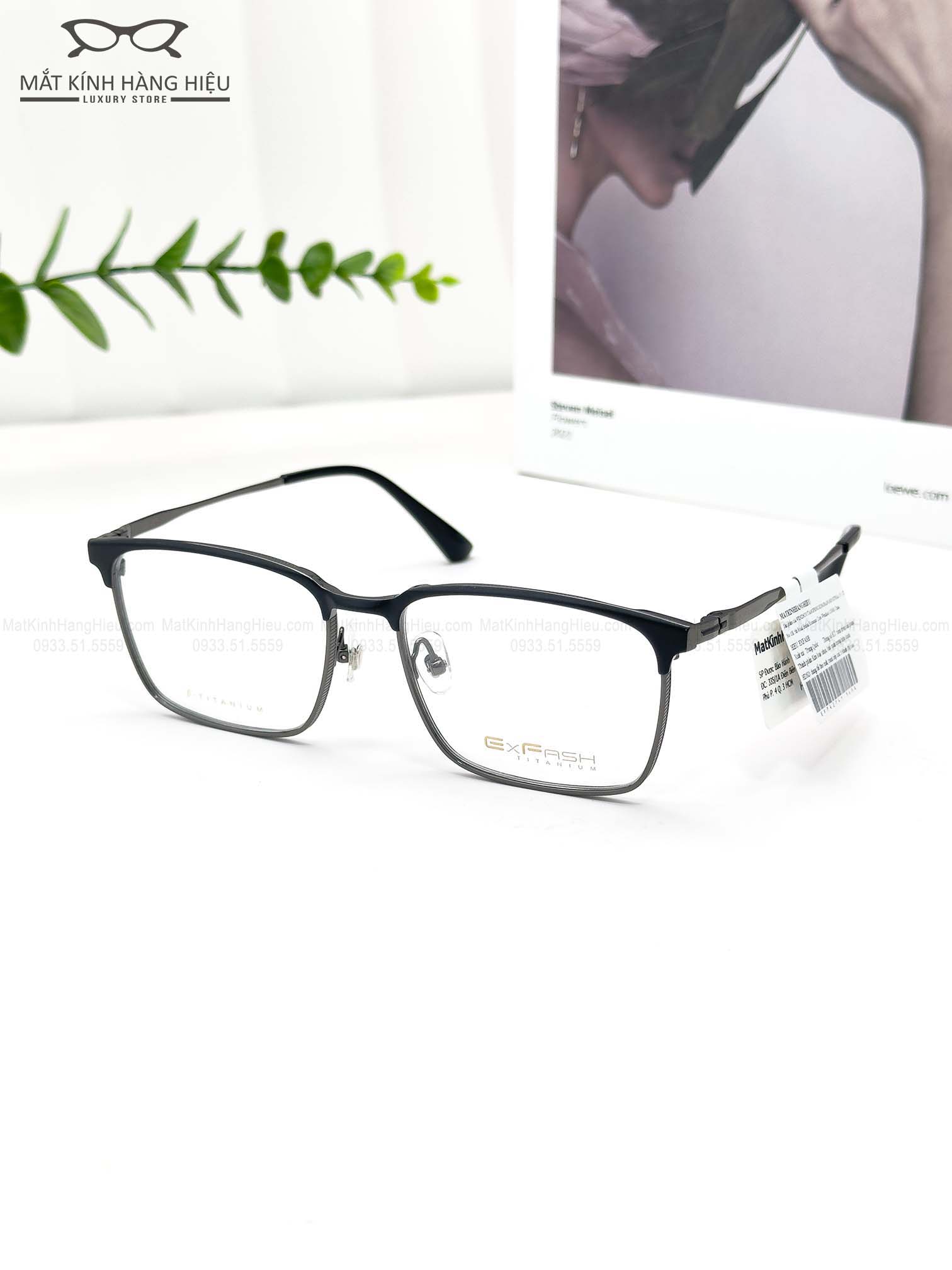 Gọng kính cận chính hãng EXFASH EF74274T 569A