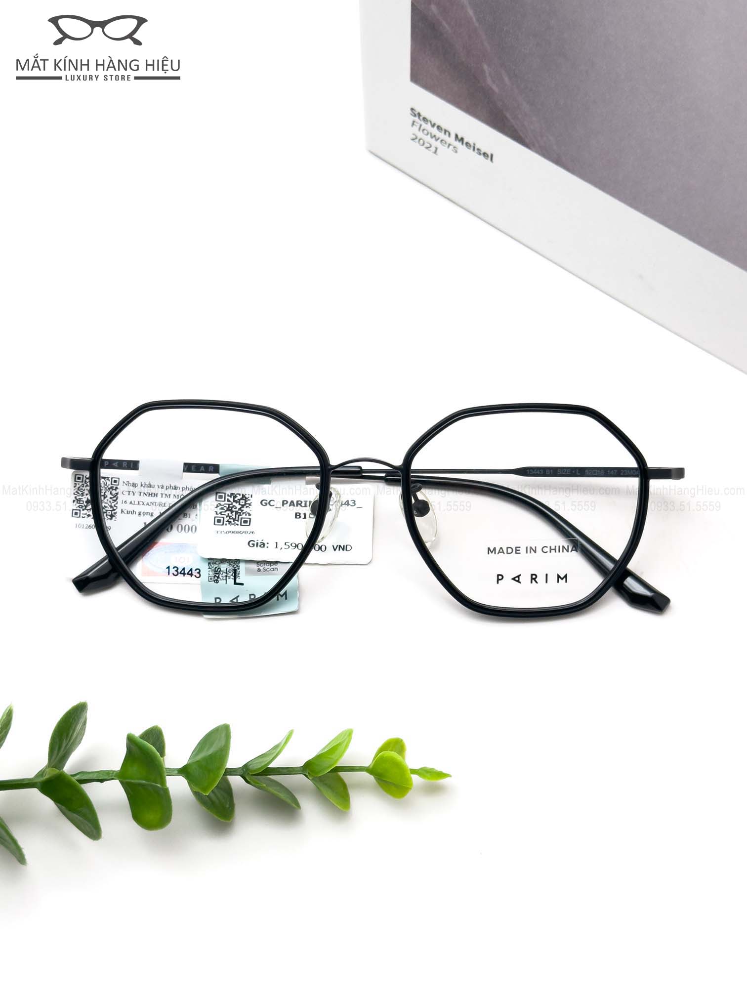 Gọng kính cận chính hãng PARIM 13443 B1 - Ảnh 2 Gọng kính cận chính hãng PARIM 13443 B1 - Ảnh 2