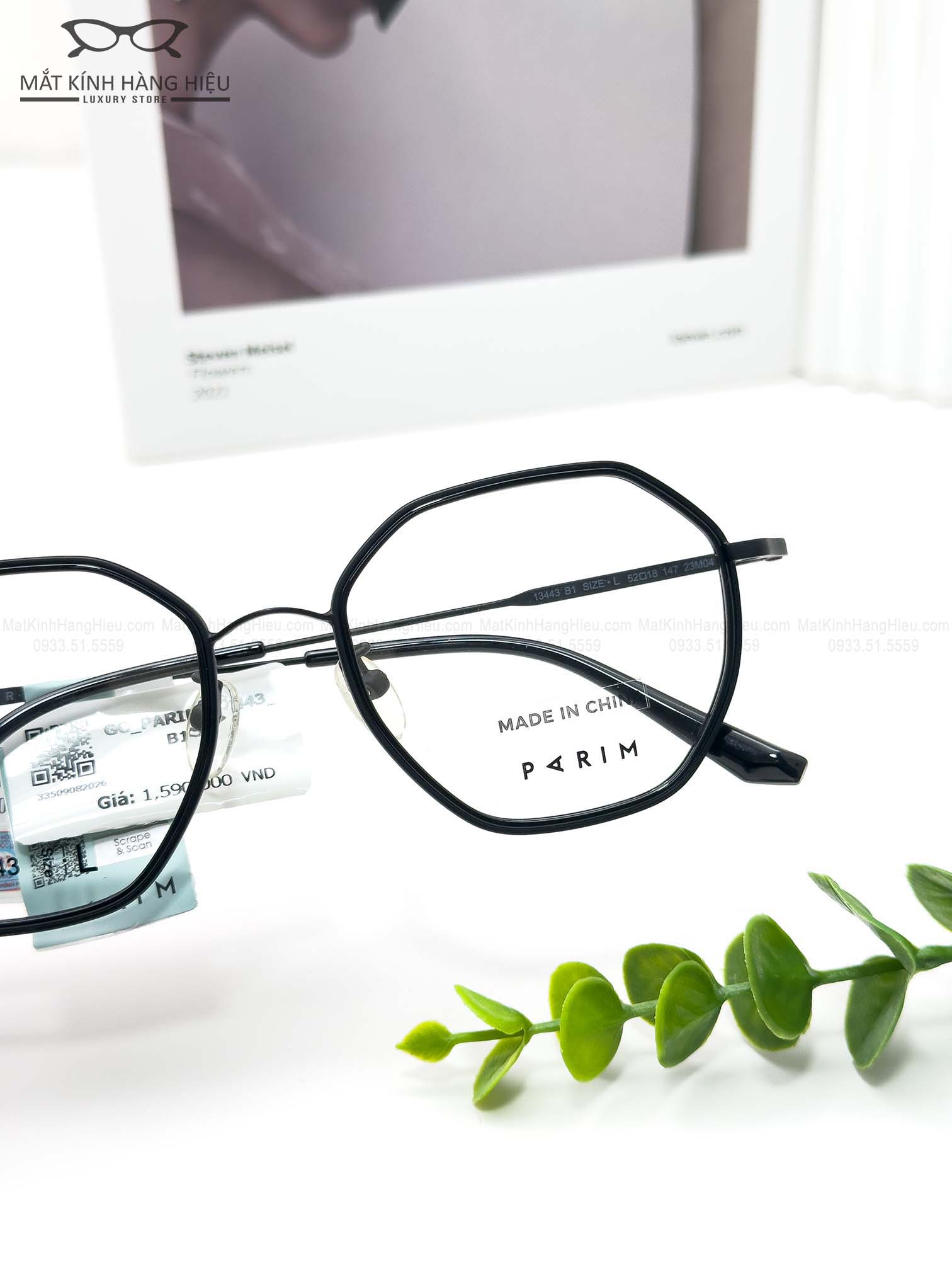 Gọng kính cận chính hãng PARIM 13443 B1 - Ảnh 4 Gọng kính cận chính hãng PARIM 13443 B1 - Ảnh 4