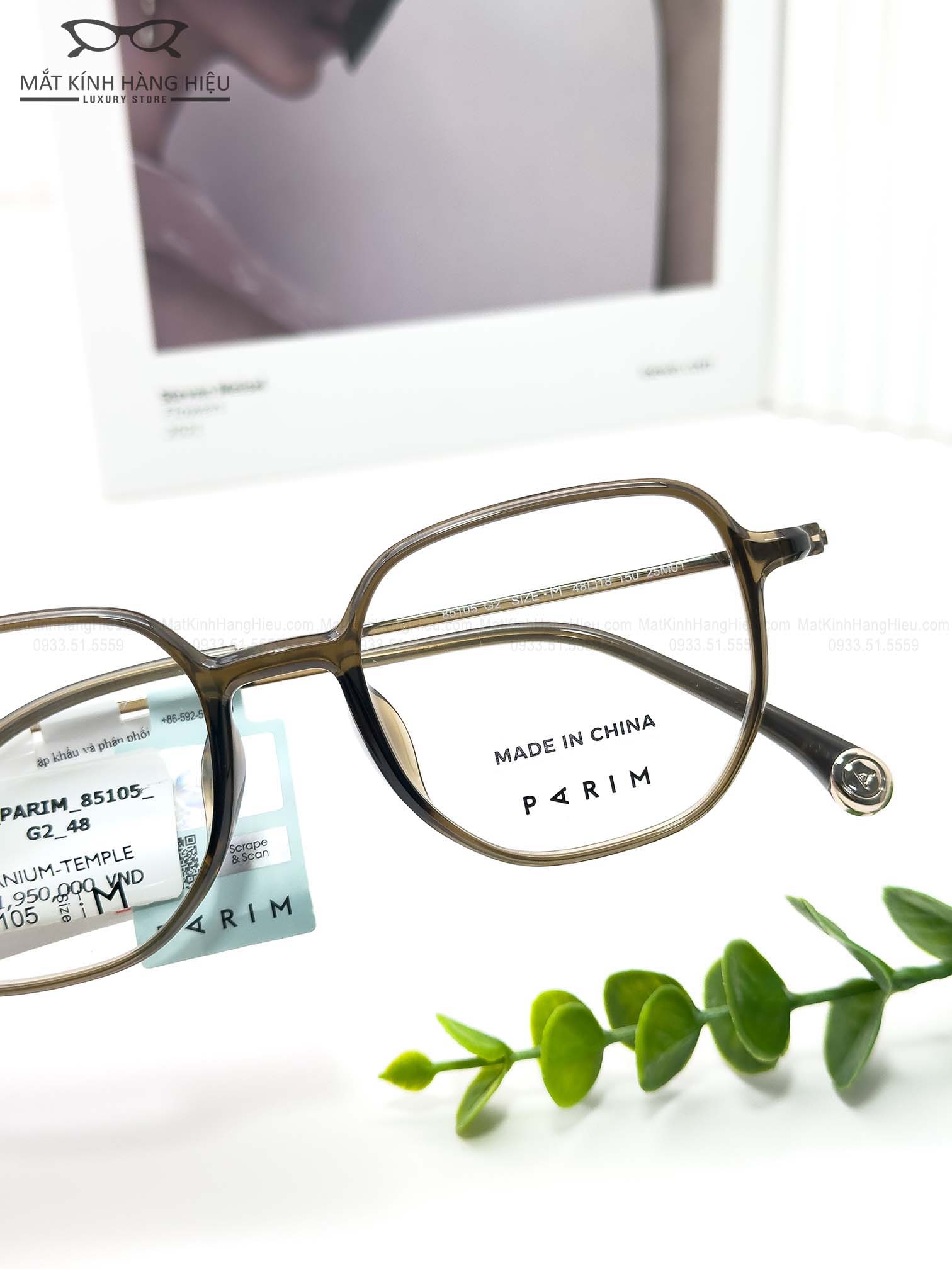 Gọng kính cận chính hãng PARIM 85105 G2 - Ảnh 4 Gọng kính cận chính hãng PARIM 85105 G2 - Ảnh 4