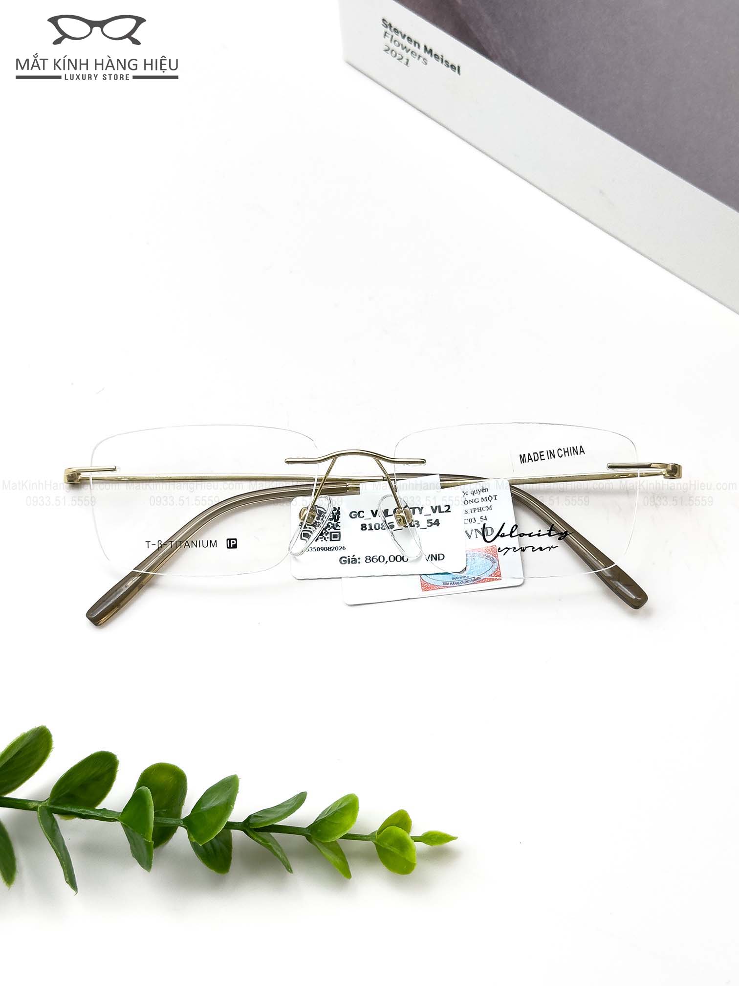 Gọng kính cận chính hãng VELOCITY VL281086 C03 - Ảnh 2 Gọng kính cận chính hãng VELOCITY VL281086 C03 - Ảnh 2
