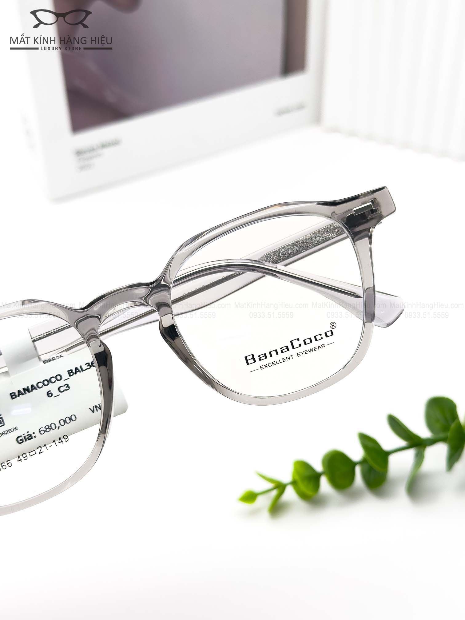 Gọng kính cận chính hãng BANACOCO BAL366 C3 - Ảnh 4 Gọng kính cận chính hãng BANACOCO BAL366 C3 - Ảnh 4